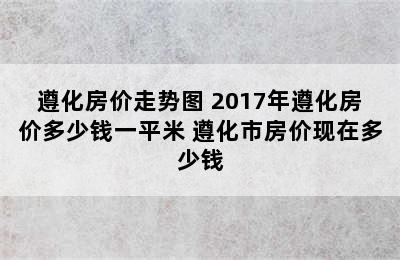 遵化房价走势图 2017年遵化房价多少钱一平米 遵化市房价现在多少钱